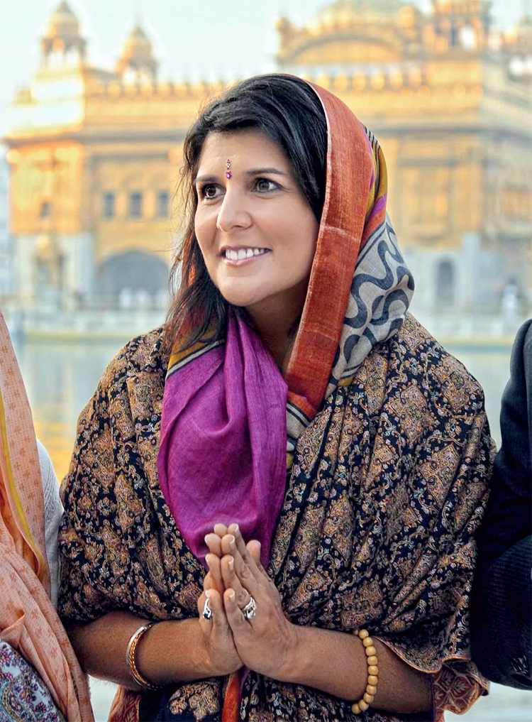 রিপাবলিকান প্রার্থী হওয়ার ঘোষণা ভারতীয় বংশোদ্ভূত নিকি হ্যালির