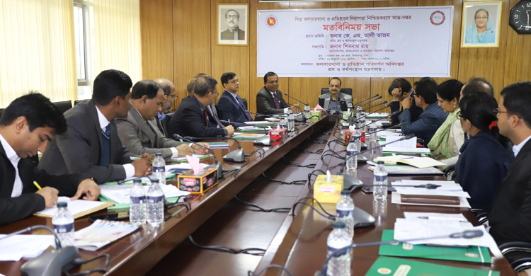 কারখানায় দুর্ঘটনা রোধে আন্তঃদপ্তর মতবিনিময় সভা ডাইফের