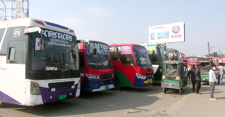 শ্রমিক নেতাকে গ্রেফতারের প্রতিবাদে বাস চলাচল বন্ধ