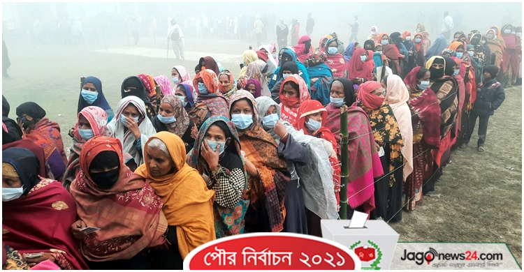 দ্বিতীয় ধাপের পৌর নির্বাচনে ভোট পড়েছে ৬২ শতাংশ