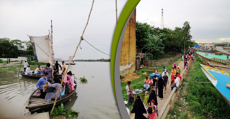 ভ্রমণপিপাসুদের আনন্দ দেবে শীতলক্ষ্যা নদীর পাড়
