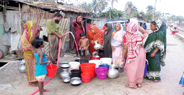 জামালপুর শহরে খাবার পানির তীব্র সংকট