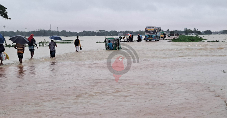 নেত্রকোনায় পানিবন্দি ৫ লাখ মানুষ, যোগাযোগ বিচ্ছিন্ন