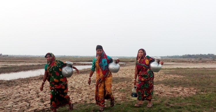 সমুদ্র উপকূলে সুপেয় পানির হাহাকার