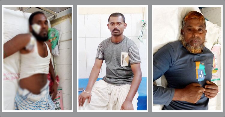 পদ্মায় বালু উত্তোলনের সময় দুর্বৃত্তের গুলি, হাসপাতালে ৩