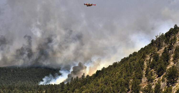 President declares disaster in New Mexico wildfire zone