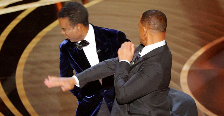 Will Smith smacks Chris Rock on stage, then wins an Oscar