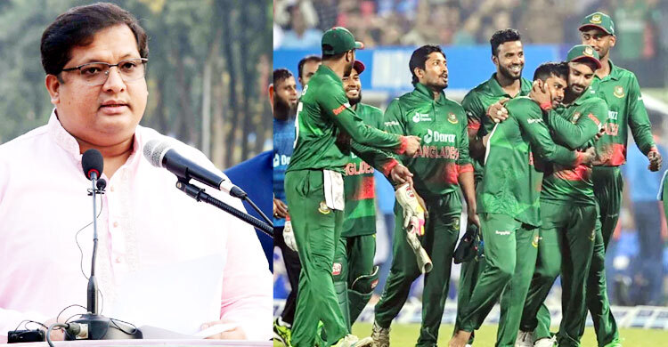 বিজয়ের মাসে ক্রিকেটে এ বিজয় আনন্দ ও গর্বের : ক্রীড়া প্রতিমন্ত্রী