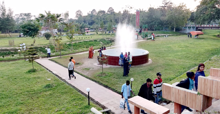 শীতের শুরুতেই ভিড় জমেছে শ্রীমঙ্গলে