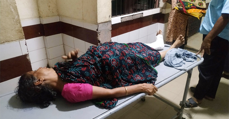 মেরে বৃদ্ধার হাড় ভেঙে দিল মেয়ের দেবররা