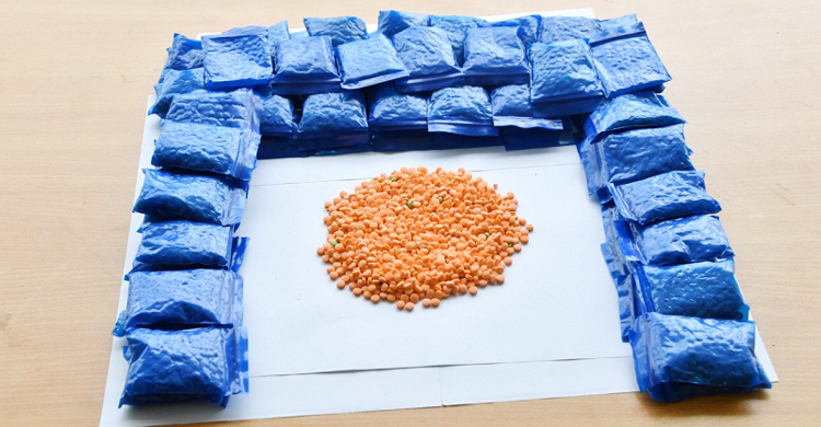 ১২ হাজার ইয়াবাসহ গ্রেফতার ৩, মোটরসাইকেল জব্দ