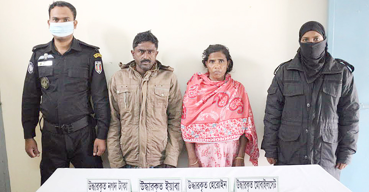 ইয়াবাসহ স্বামী-স্ত্রী গ্রেফতার