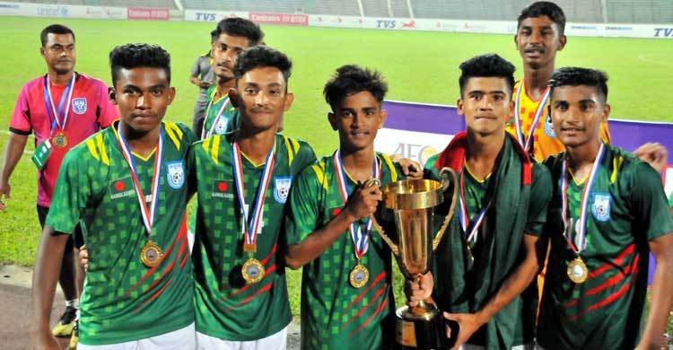 উয়েফা কাপে চ্যাম্পিয়ন বাংলাদেশের কিশোররা