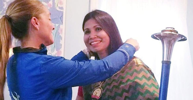 ‘ডটার অব দ্য আর্থ’ উপাধি পেলেন নাজমুন নাহার