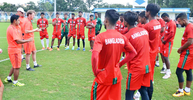 সল্টলেকে অনুশীলন করেছেন জামাল ভূঁইয়ারা