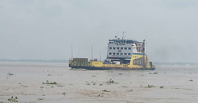 পদ্মায় তীব্র স্রোত, আজও বন্ধ দৌলতদিয়া-পাটুরিয়ায় লঞ্চ চলাচল