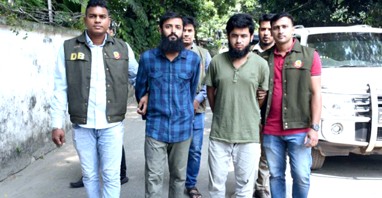 দুই জেএমবির স্বীকারোক্তিমূলক জবানবন্দি শেষে রিমান্ডে
