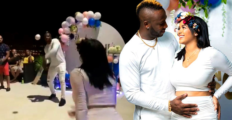 বাবা হওয়ার খবর জানাতে গিয়ে যে কাণ্ড ঘটালেন আন্দ্রে রাসেল (ভিডিও)