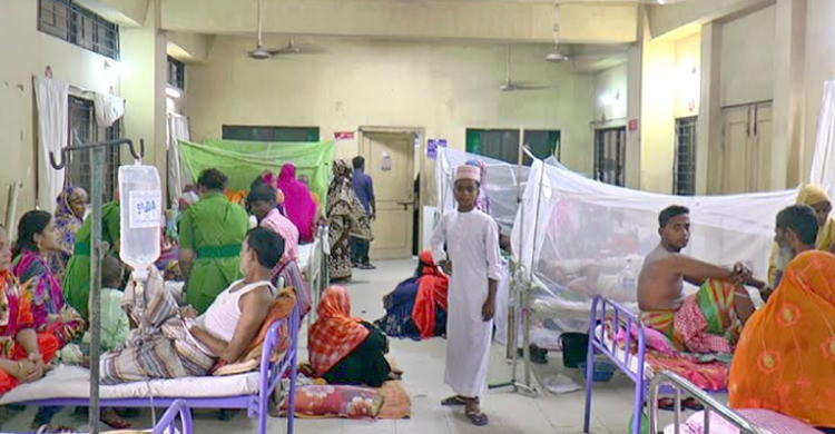 গত ২৪ ঘণ্টায় সারাদেশে নতুন ডেঙ্গু রোগী ৬১৫ জন
