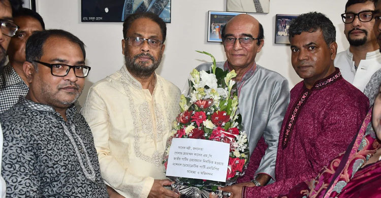 জাপা চেয়ারম্যানকে ন্যাপ-এনডিপি-লেবার পার্টির শুভেচ্ছা