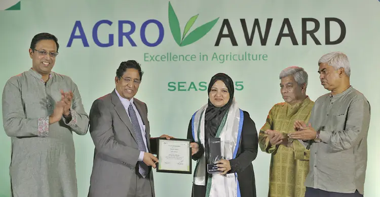 কৃষি পদক পেল প্রাণ