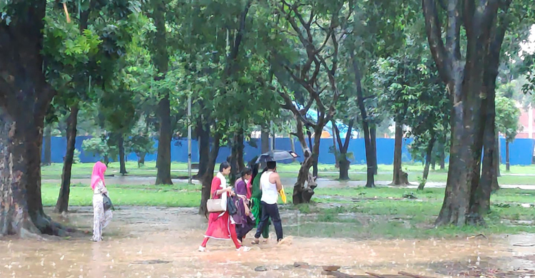 রাজধানীতে ১৮ মিলিমিটার বৃষ্টি