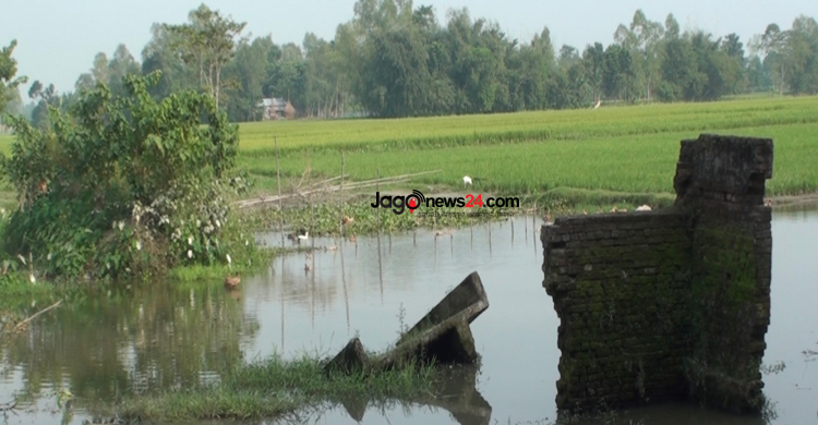 বছর না যেতেই বন্যায় ভেসে গেছে সেতু, দুর্ভোগে ৫ শতাধিক পরিবার