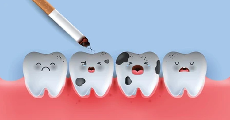 ধূমপান বা তামাকজাত দ্রব্য মুখ ও দাঁতের ওপর কী প্রভাব ফেলে?