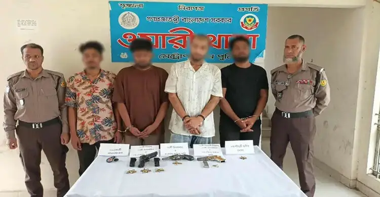 রাজধানীতে মাদকদ্রব্য অধিদপ্তরের পরিদর্শককে গুলি, গ্রেফতার ৪