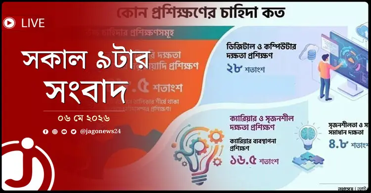 সকাল ৯টার নিউজ আপডেট | বুধবার, ০৬ মে ২০২৬