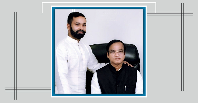 বাবার আসন ধরে রাখলেন ছেলে