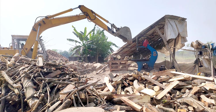 ভোলায় ৫ ইটভাটাকে ২০ লাখ জরিমানা