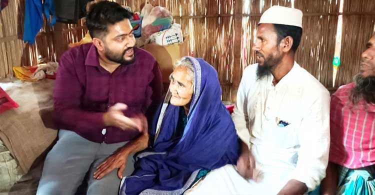 ছাগলের ঘরে তালাবন্দি সেই বৃদ্ধার পাশে ইউএনও, পুত্রবধূ আটক