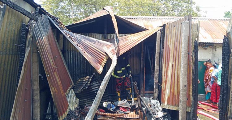 টাঙ্গাইলে যৌনপল্লিতে আগুন, ২২ ঘর পুড়ে ছাই