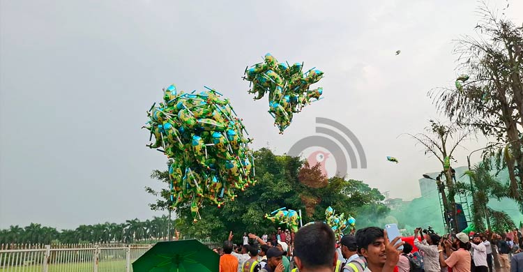 ‘পালাইছেরে পালাইছে, হাসিনা পালাইছে’-স্লোগানে উত্তাল মানিক মিয়া