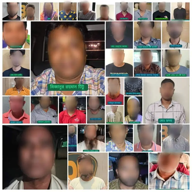 আওয়ামী লীগের লকডাউনের আগে ৪৪ নেতাকর্মী গ্রেফতার