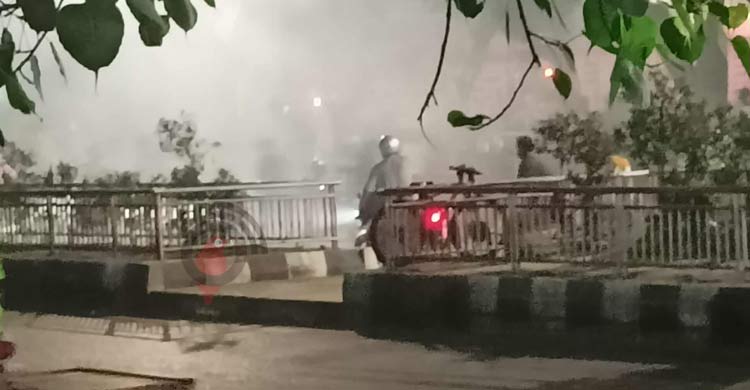 সোহরাওয়ার্দী উদ্যান থেকে ঢাবির রাস্তায় ককটেল নিক্ষেপ