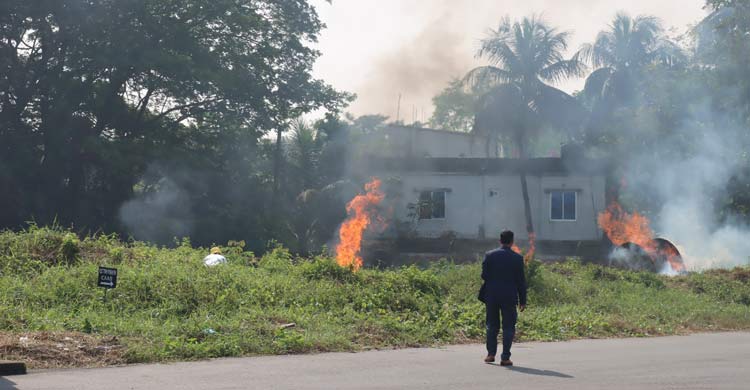 শাহ আমানত বিমানবন্দরে অগ্নিনির্বাপণ মহড়া