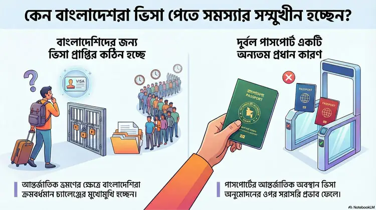 ভিসা জটিলতা: বাংলাদেশিদের জন্য ছোটো হয়ে আসছে পৃথিবী