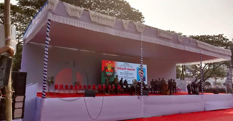 কানায় কানায় পূর্ণ সিলেট আলিয়া মাদরাসা মাঠ