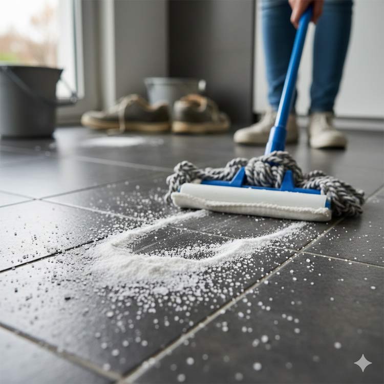 শুধু পানি নয়, মেঝে পরিষ্কারে চাই বিশেষ যত্ন