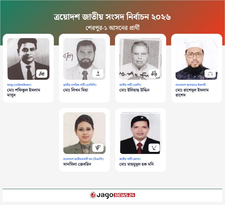 শেরপুর-১ আসনে লড়াই হবে ত্রিমুখী