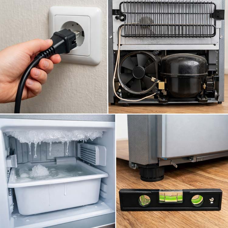 ফ্রিজ থেকে শব্দ হলে, নিজেই ঠিক করুন