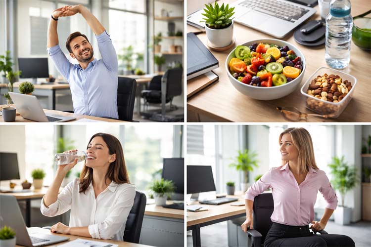 অফিসে বসে পেটের ভুড়ি কমানোর উপায়