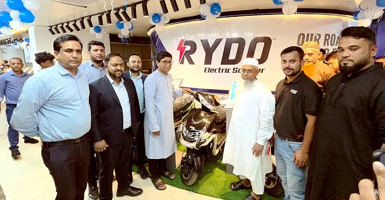 রাইডো ইলেকট্রিক স্কুটারের শোরুম এখন রাজধানীর বসুন্ধরায়