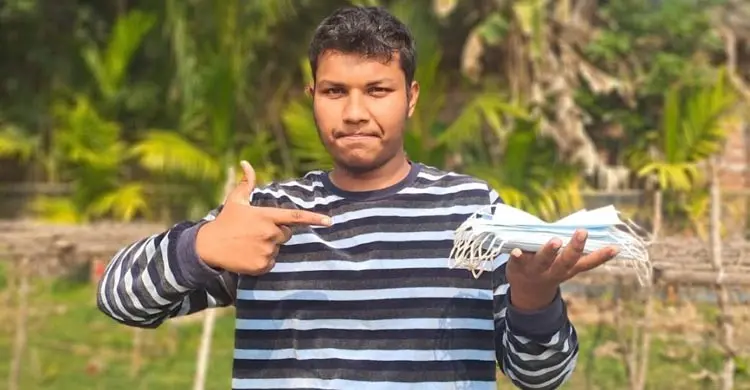 মাস্ক পরে গিনেস বুকে নাম লেখালেন পিরোজপুরের সিফাত