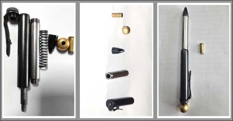 কলমের মতো দেখতে প্রাণঘাতী অস্ত্র ‘পেন গান’