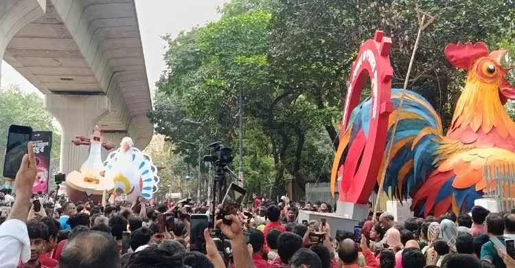 কড়া নিরাপত্তায় শেষ হলো বৈশাখী শোভাযাত্রা