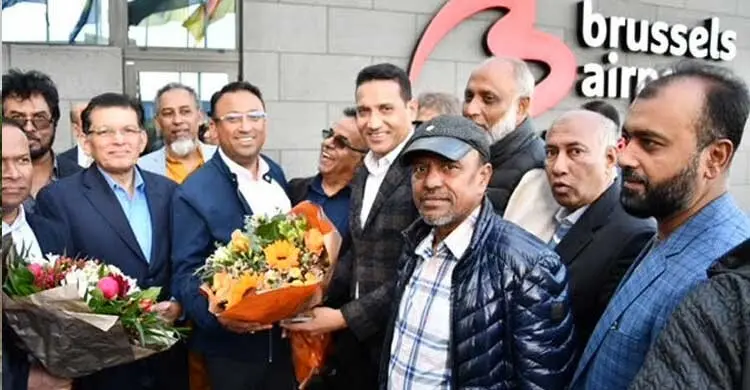 বেলজিয়ামে পররাষ্ট্রমন্ত্রী-পররাষ্ট্র উপদেষ্টাকে বিএনপির অভ্যর্থনা