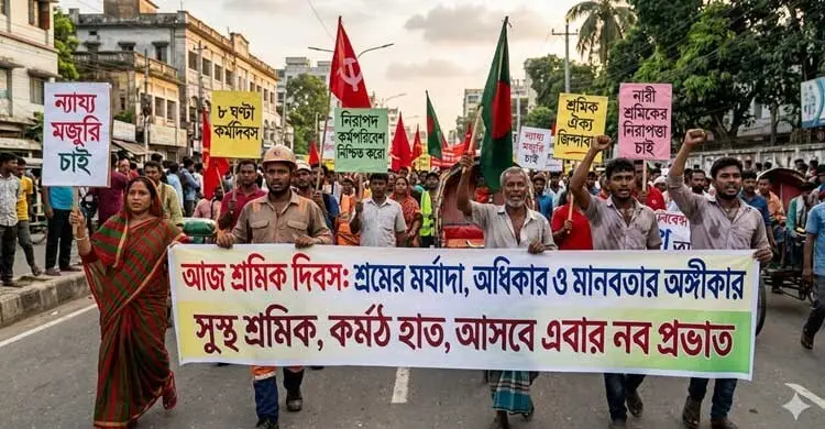 শ্রমিকের হাসিই হোক উন্নয়নের প্রকৃত পরিচয়